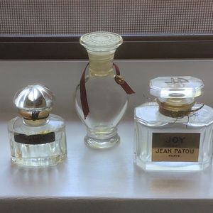 Vintage perfume bottles, empty